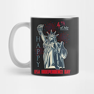 Happy 4th of July USA Independence Day t-shirt Mug